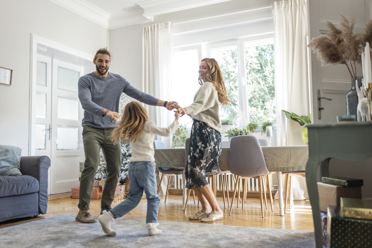 familia bailando