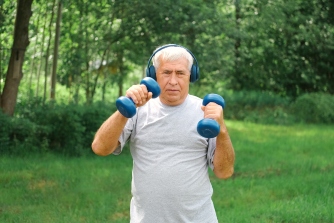 Hombre haciendo ejercicio