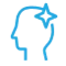 icono silueta cabeza