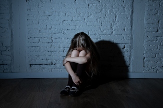 Niña triste