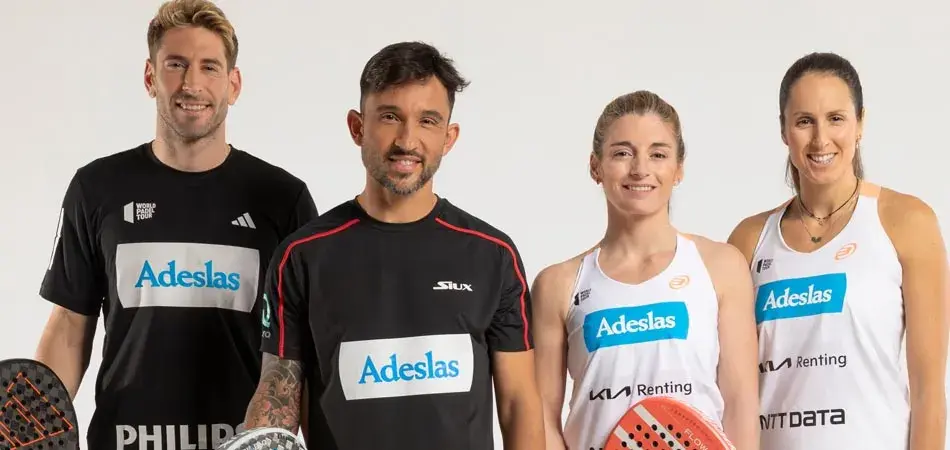 Adeslas padel team