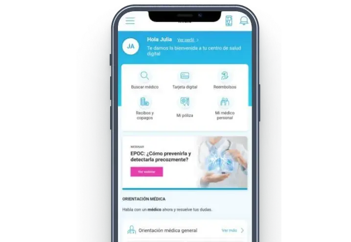 App de salud de Adeslas