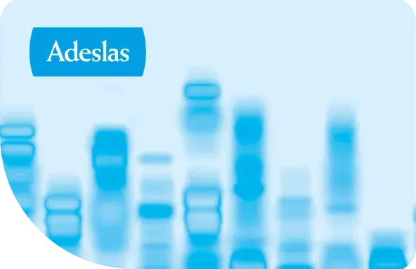 Tarjeta azul Adeslas