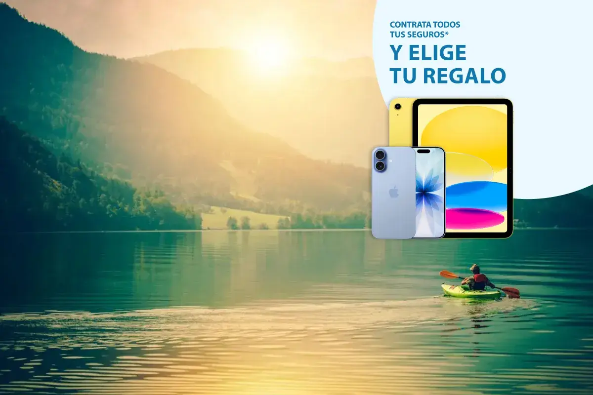 puesta de sol en un lago